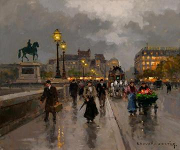 Pont-Neuf Artwork by Edouard Léon Cortes