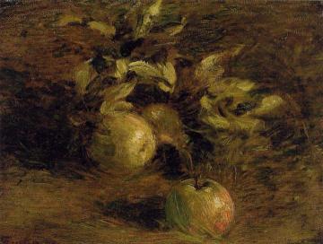 Apples Artwork by Henri Fantin-Latour