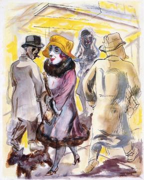 There is No Hurry Artwork by George Grosz