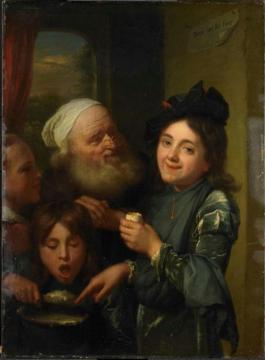 Each To His Own Artwork by Godfried Schalcken