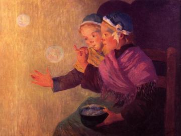 Soap Bubbles Artwork by Ferdinand du Puigaudeau
