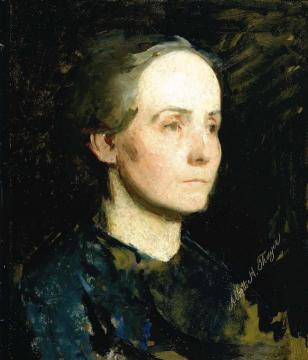 Portrait of a Woman Artwork by Abbott Handerson Thayer