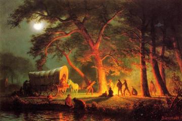 Oregon Trail Artwork by Albert Bierstadt
