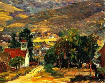 Foothill Village Artwork by Joseph Kleitsch