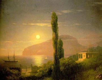 A Lunar Night In The Crimea Artwork by Ivan Constantinovich Aivazovsky