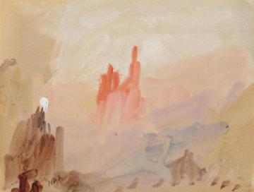 View of a Citadel Artwork by Hercules Brabazon Brabazon