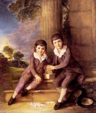 John and Henry Trueman Villebois Artwork by Thomas Gainsborough