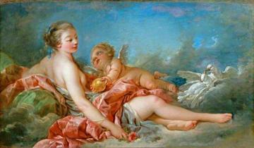 Venus and Cupid Artwork by Francois Boucher