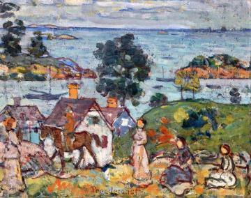 Gloucester Harbor Artwork by Maurice Prendergast