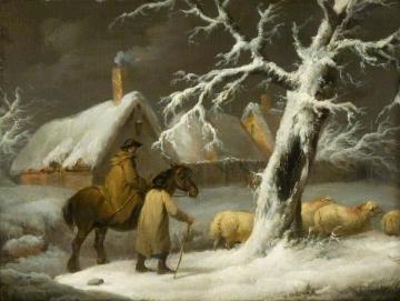 Winter Landscape Artwork by George Morland