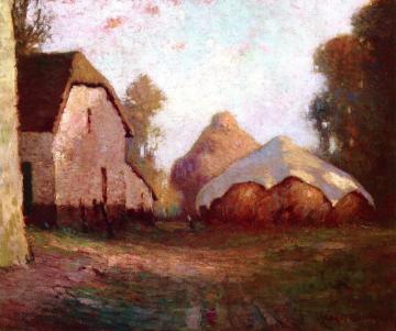 Haystacks Artwork by Georges Ames Aldrich