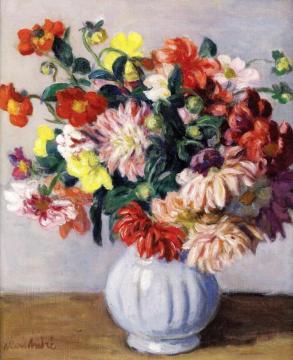 Flowers in a Pot Artwork by Albert André