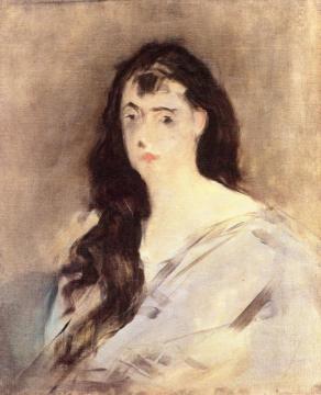 Young Woman with Disheveled Hair Artwork by Edouard Manet
