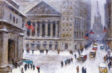 The New York Stock Exchange Artwork by Guy Wiggins