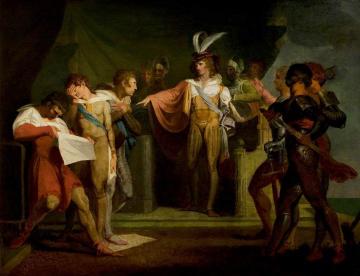 Henry V Discovering the Conspirators Artwork by Henry Fuseli