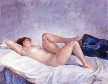 Nude Lying Down Artwork by Henri Lebasque
