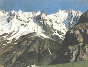 Range of mountains, Mont Blanc Artwork by Isaac Ilich Levitan