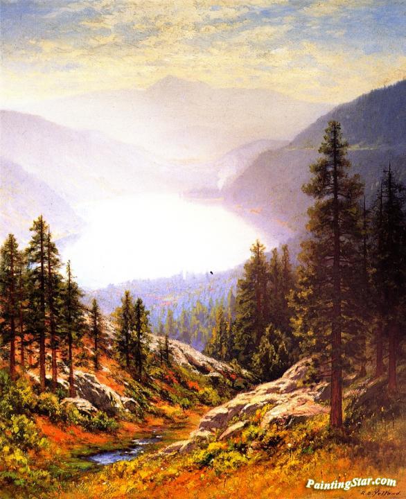 Donner Lake Artwork by Raymond Dabb Yelland