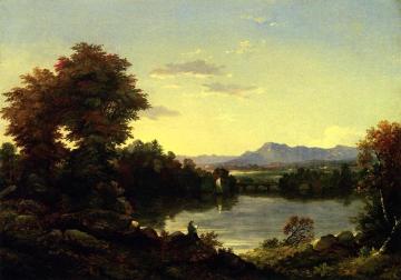 Peaceful Evening Artwork by Christopher Pearse Cranch