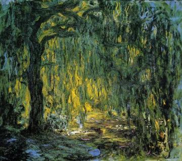 Weeping Willow Artwork by Claude Oscar Monet
