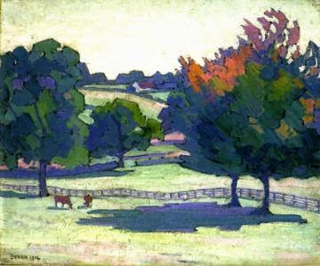 Maples at Cuckfield Artwork by Robert Bevan