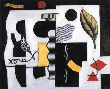 Leaves Artwork by Fernand Léger