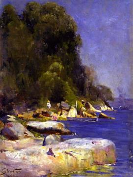 Near Streeton's Camp at Sirius Cove Artwork by Sir Arthur Streeton