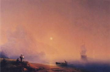 Crimean Tartars on the Sea Shore Artwork by Ivan Constantinovich Aivazovsky