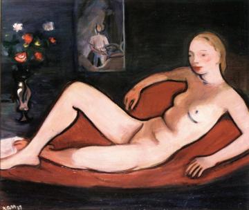 Reclining Nude Artwork by Georges Kars