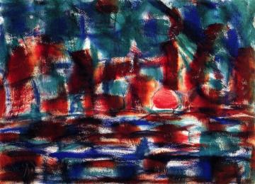 Sunset on the Baltic Sea Artwork by Christian Rohlfs