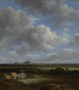 View of Haarlem Artwork by Jacob van Ruisdael