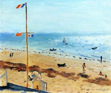 Le Pyla, the Beach in Summer (Arcachon) Artwork by Albert Marquet