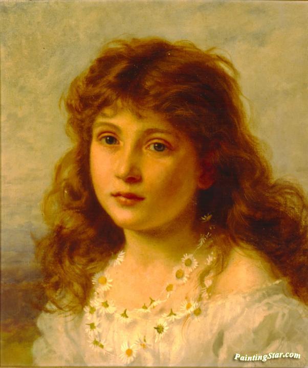 Young Girl Artwork by Sophie Anderson