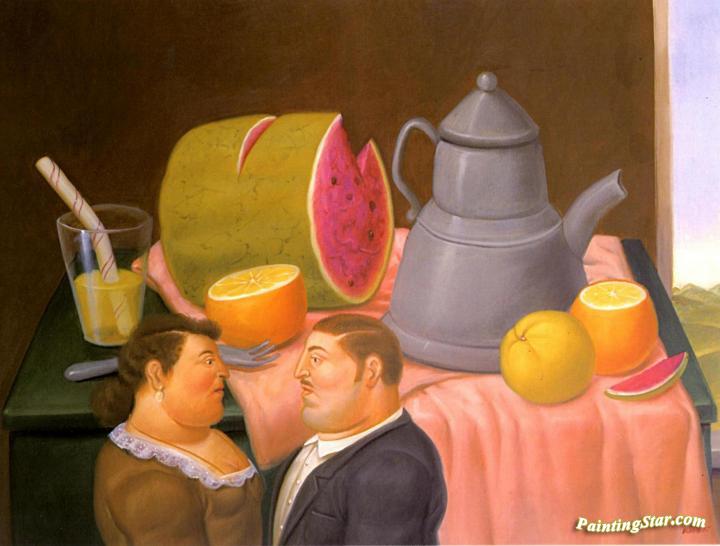 Interior Artwork by Fernando Botero