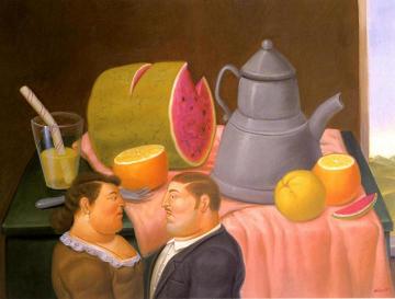Interior Artwork by Fernando Botero
