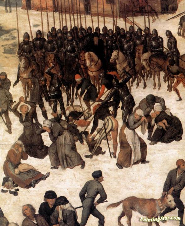 The Massacre of the Innocents (detail) Artwork by Pieter Bruegel the Elder