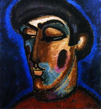 Renaissance Head Artwork by Alexej Jawlensky