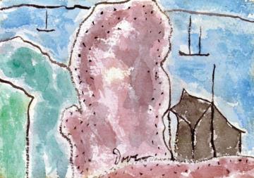 Ocean View Artwork by Arthur Dove