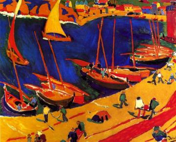 Fishing Port, Collioure Artwork by Andre Derain