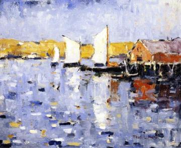 Harbor Sails Artwork by Thomas L. Hunt