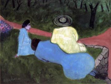 Picnic Artwork by Milton Avery