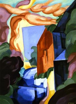 Landscape without Words Artwork by Oscar Bluemner