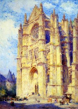 Beauvais Cathedral Artwork by Colin Campbell Cooper