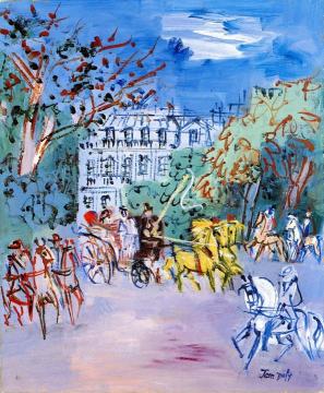 Bois De Boulogne Artwork by Jean Dufy