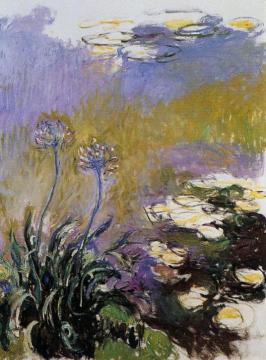 Agapanthus Artwork by Claude Oscar Monet
