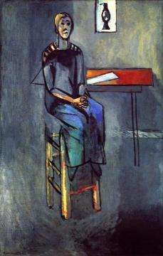 Woman on a High Stool Artwork by Henri Matisse