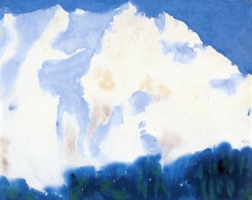 Mountain Landscape Artwork by Emil Nolde