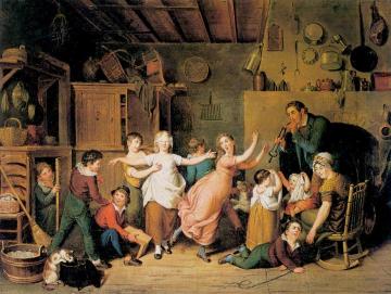 Blind Man's Bluff Artwork by John Ludwig Krimmel