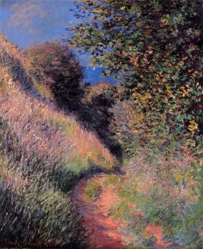 Path at Pourville Artwork by Claude Oscar Monet