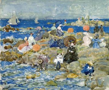 Holiday, Nahant Artwork by Maurice Prendergast